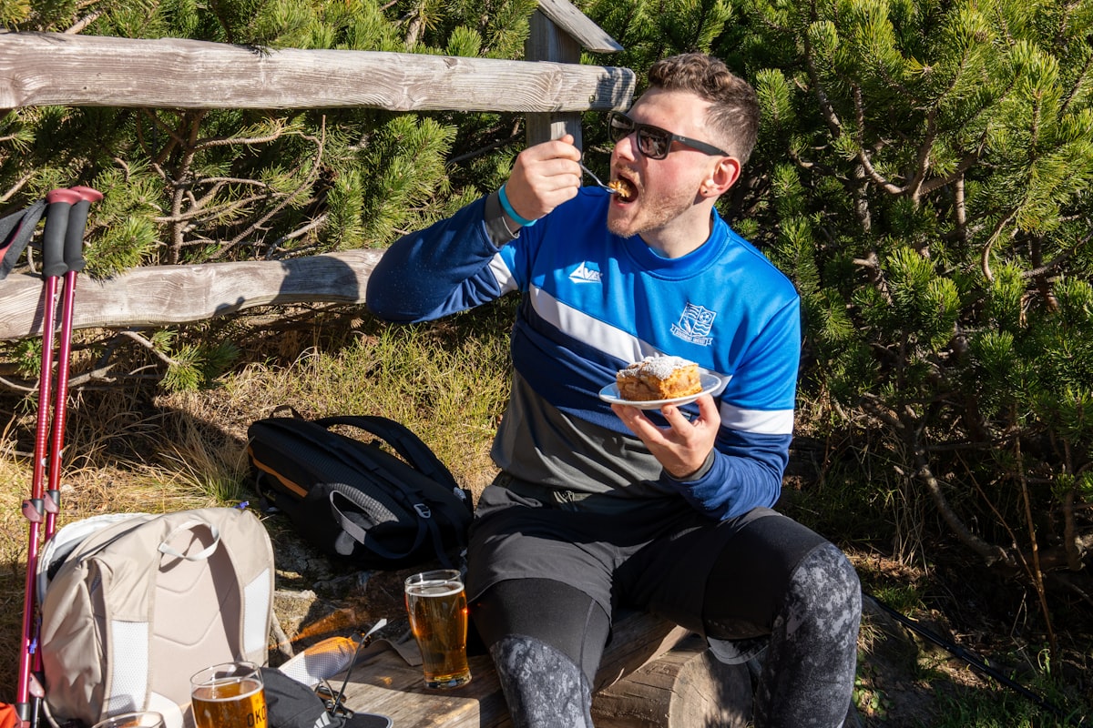 Pre-workout meal preparation with balanced macronutrients